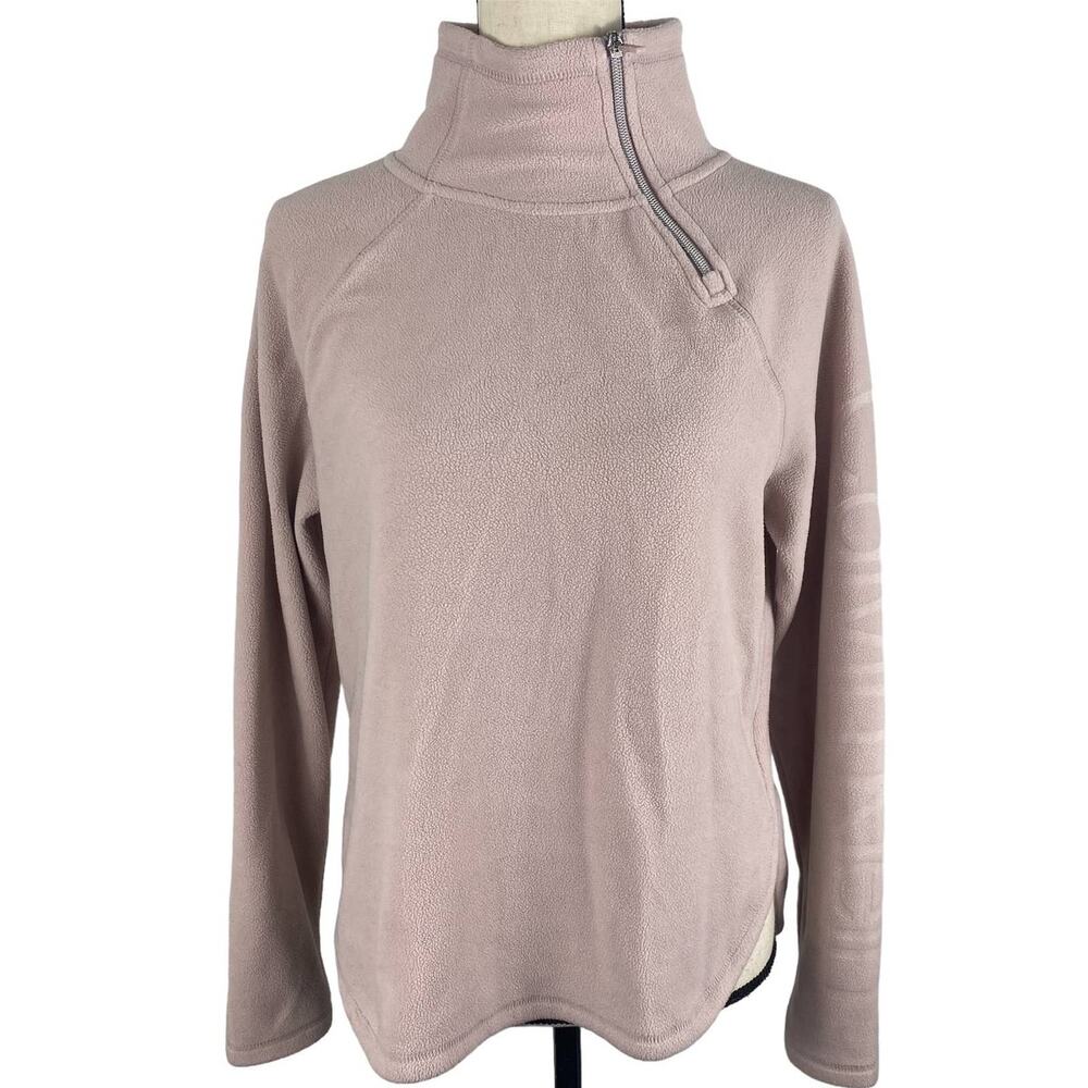 Calvin Klein Asymmetrical Sweatshirt Performance 1/4 Zip Pullover Womens Small
